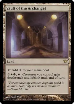 VAULT OF THE ARCHANGEL x1 mtg NM Dark Ascension 1 Rare - Image 1