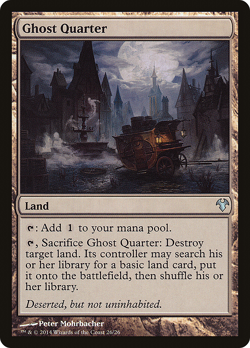 GHOST QUARTER x1 mtg NM Modern Event Deck 1 Unc - Image 1