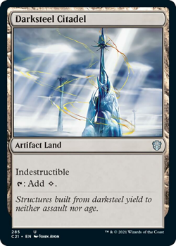 DARKSTEEL CITADEL x1 mtg NM Commander 2021 1 Unc - Image 1