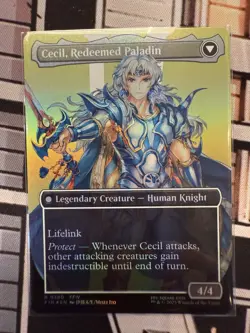 MTG: Cecil, Dark Knight, Foil, Borderless Art, Final Fantasy #380 - Image 2