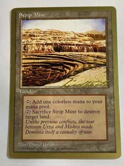 Strip Mine - Leon Lindback - 1996 ~ MP Pro Tour D MTG Magic UltimateMTG - Image 1