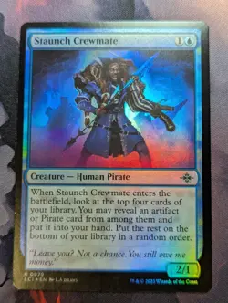 Staunch Crewmate - LCI - 0079 - MTG - TCG Card - FOIL - Image 1