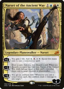 MTG Narset of the Ancient Way [Ikoria: Lair of Behemoths] Near Mint - Image 1