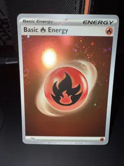 Pokemon 151 Fire Energy 2x HD Swirl Cosmos 002 Basic - NM - Image 1