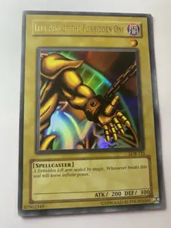 Yugioh Left Arm of the Forbidden One LOB-123 Ultra rare unlimited - Image 1