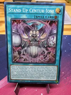 Yugioh Stand Up Centur-Ion! VASM-EN020 Collector's Rare 1st Edition NM - Image 1
