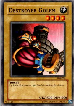 Destroyer Golem SDK-028 Yugioh LP - Image 1