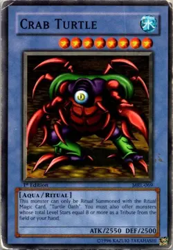 Crab Turtle MRL-069 Magic Ruler 1st Edition Yugioh MP - Image 1