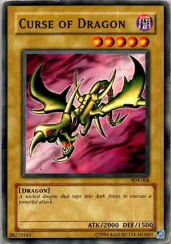 Curse Of The Dragon SDY-008 Yugioh LP - Image 1