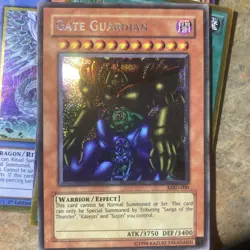 Yugioh 2002 Gate Guardian MRD Secret Rare - Image 1