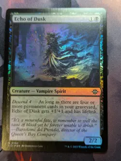 Echo of Dusk - LCI - 0104 - MTG - TCG Card - FOIL - Image 1