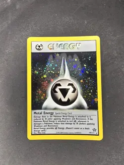 Metal Energy - 19/111 - Holo Rare Neo Genesis Set - Pokemon Card - Nm - Image 1