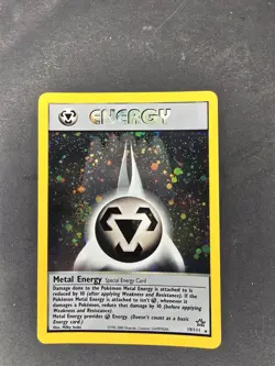 Metal Energy - 19/111 - Holo Rare Neo Genesis Set - Pokemon Card - Nm - Image 3