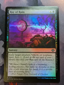 Ray of Ruin - LCI - 0117 - MTG - TCG Card - FOIL - Image 1