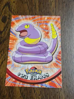 #23 Ekans - Pokemon Topps Card - Green Logo - Image 1