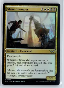 FOIL Shroudstomper Duskmourn Uncommon - MTG Magic the Gathering Card - Image 1