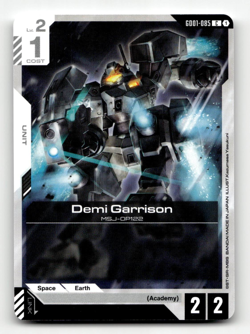 Gundam Card Game Demi Garrison GD01-085 - Newtype Rising - Image 1