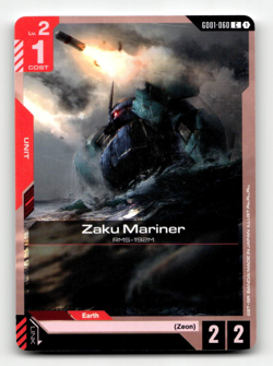 Gundam Card Game Zaku Mariner GD01-060 - Newtype Rising - Image 1