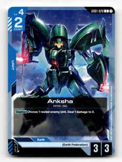 Gundam Card Game Anksha GD01-020 - Newtype Rising - Image 1