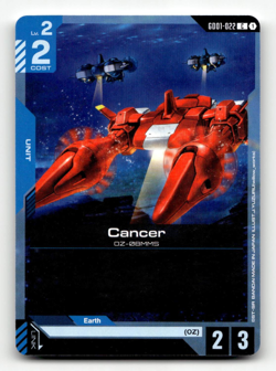 Gundam Card Game Cancer GD01-022 - Newtype Rising - Image 1