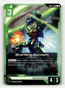 Gundam Card Game Shenlong Gundam GD01-041 - Newtype Rising - Image 1