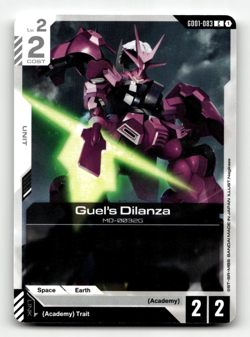 Gundam Card Game Guel's Dilanza GD01-083 - Newtype Rising - Image 1