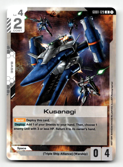 Gundam Card Game Kusanagi GD01-129 - Newtype Rising - Image 1