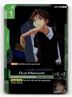 Gundam Card Game Duo Maxwell GD01-090 - Newtype Rising - Image 1