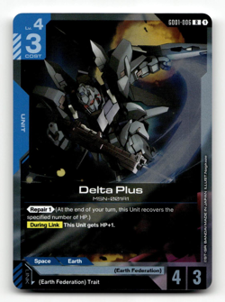 Gundam Card Game Delta Plus GD01-006 - Newtype Rising - Image 1