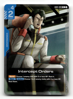 Gundam Card Game Intercept Orders GD01-099 - Newtype Rising - Image 1