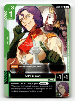 Gundam Card Game M'Quve GD01-092 - Newtype Rising - Image 1