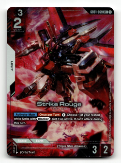 Gundam Card Game Strike Rouge (R+) GD01-069 - Newtype Rising - Image 1