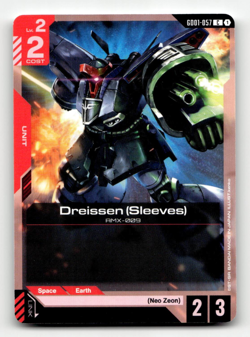 Gundam Card Game Dreissen (Sleeves) GD01-057 - Newtype Rising - Image 1
