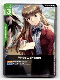 Gundam Card Game First Contact GD01-107 - Newtype Rising - Image 1