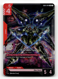 Gundam Card Game Kshatriya (GD01-044) - Newtype Rising - Image 1