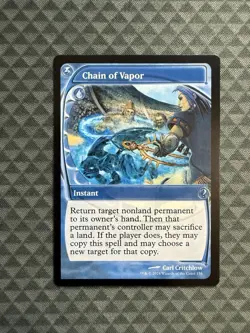 MTG Chain of Vapor #156 Future Sight Uncommon Mystery Booster 2 (MB2) - Image 1
