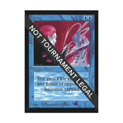 WOTC MtG International Ed. Lifetap (U) NM - Image 1