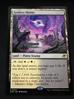 MTG Magic - Godless Shrine - EOE 0254 - NM - - Image 1