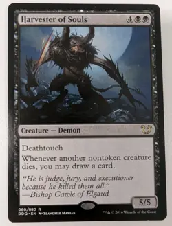 Harvester of Souls - MTG Duel Decks: Blessed vs. Cursed Regular RARE - Image 1