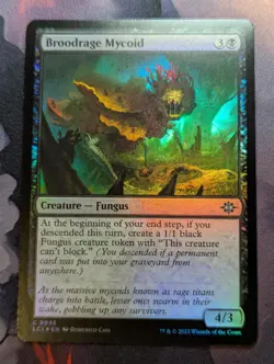 Broodrage Mycoid - LCI - 0095 - MTG - TCG Card - FOIL - Image 1