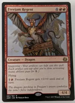 Freejam Regent - MTG Aether Revolt Regular RARE - Image 1