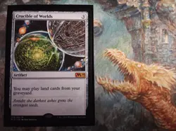 Crucible of Worlds Core Set 2019 Mythic (PANGOLIN MTG) MINTY See Pics! - Image 1