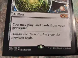 Crucible of Worlds Core Set 2019 Mythic (PANGOLIN MTG) MINTY See Pics! - Image 3