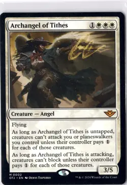 Archangel Of Tithes NM* Outlaws Of Thunder Junction ENGLISH 0002 mtg -UnltdCards - Image 1