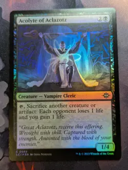 Acolyte of Aclazotz - LCI - 0089 - MTG - TCG Card - FOIL - Image 1