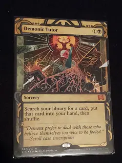 Mtg Demonic Tutor (Archive Etched Foil) - Image 1