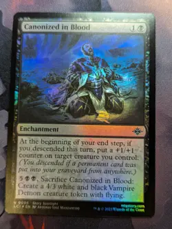 Canonized in Blood - LCI - 0096 - MTG - TCG Card - FOIL - Image 1