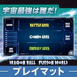 Dragon Ball Super Card Game Fusion World Playmat Blue Microfiber Rubber - Image 1