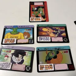 Dragon Ball Z 9 Card Set Goku Gohan Piccolo Cell Good - Image 3