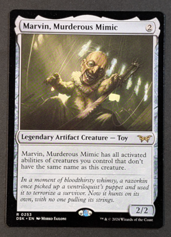 MTG - 1x Marvin Murderous Mimic - Duskmourn - NM - Magic The Gathering - Rare - Image 1